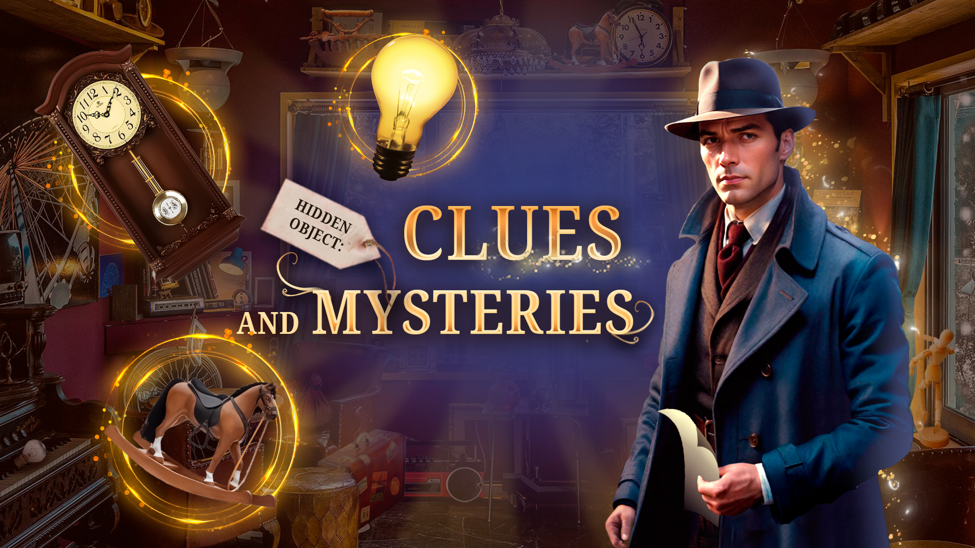 Hidden Object: Clues and Mysteries game artwork